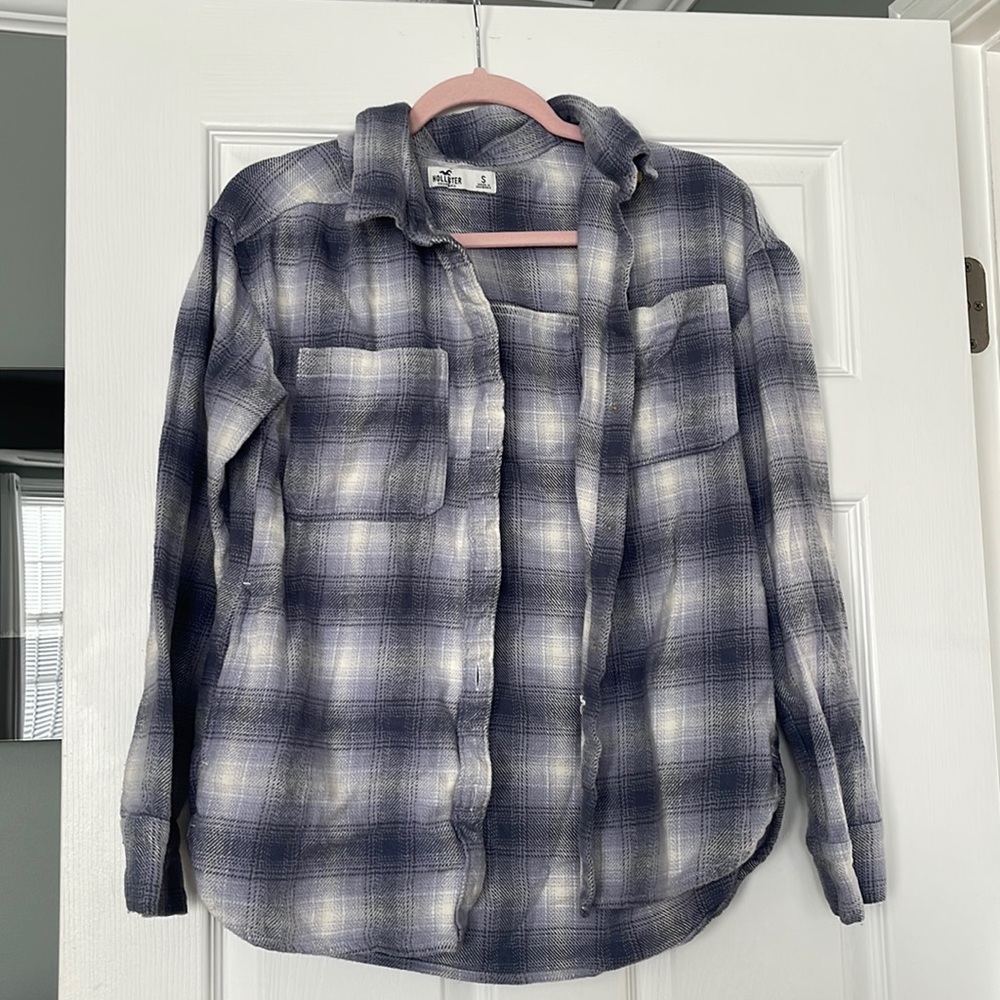 Hollister plaid jacket